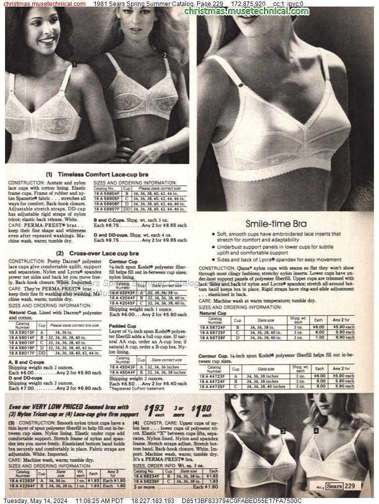 1981 Sears Spring Summer Catalog, Page 229