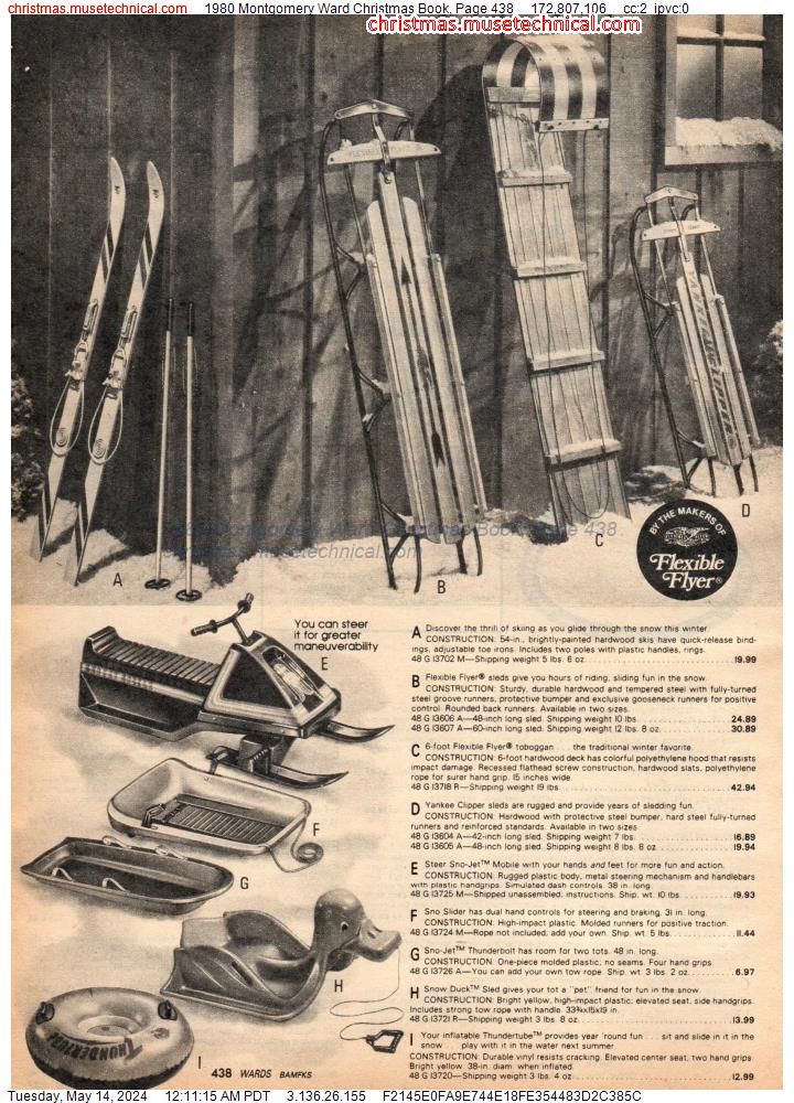 1980 Montgomery Ward Christmas Book, Page 438