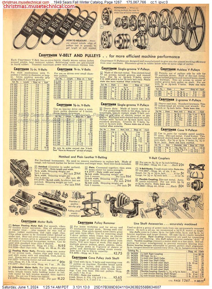 1949 Sears Fall Winter Catalog, Page 1267