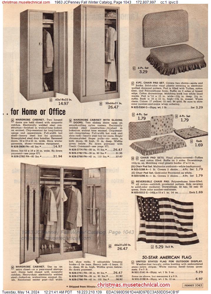 1963 JCPenney Fall Winter Catalog, Page 1043