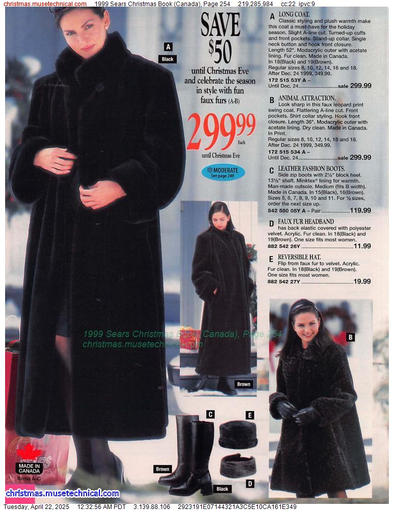 1999 Sears Christmas Book (Canada), Page 254