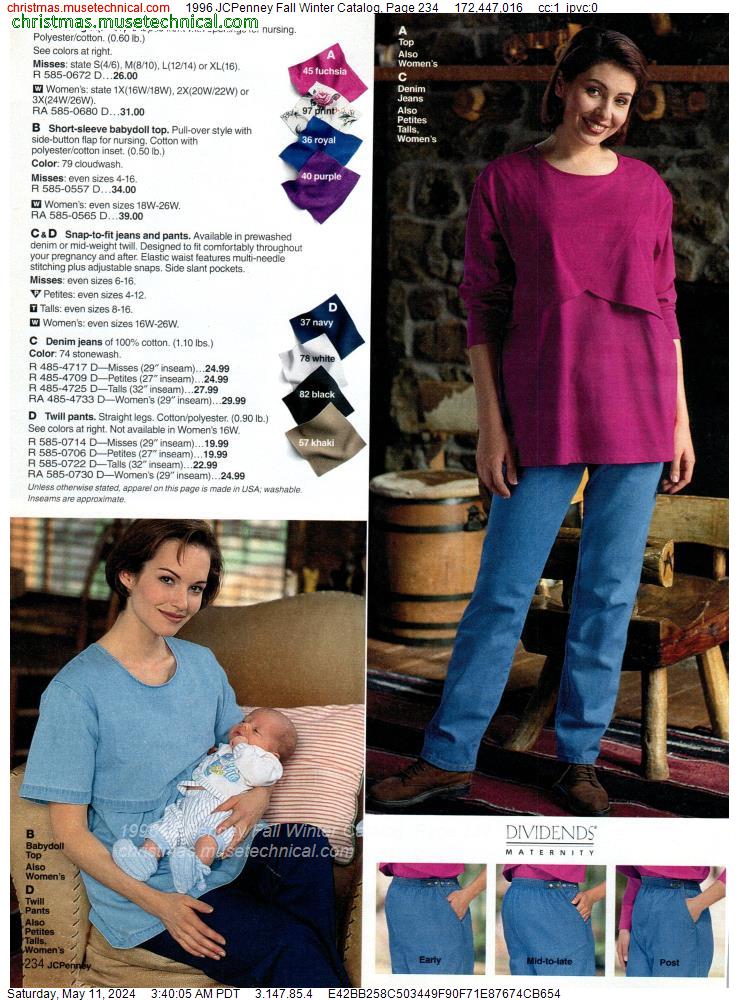 1996 JCPenney Fall Winter Catalog, Page 234