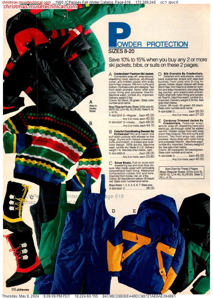 1990 JCPenney Fall Winter Catalog, Page 616