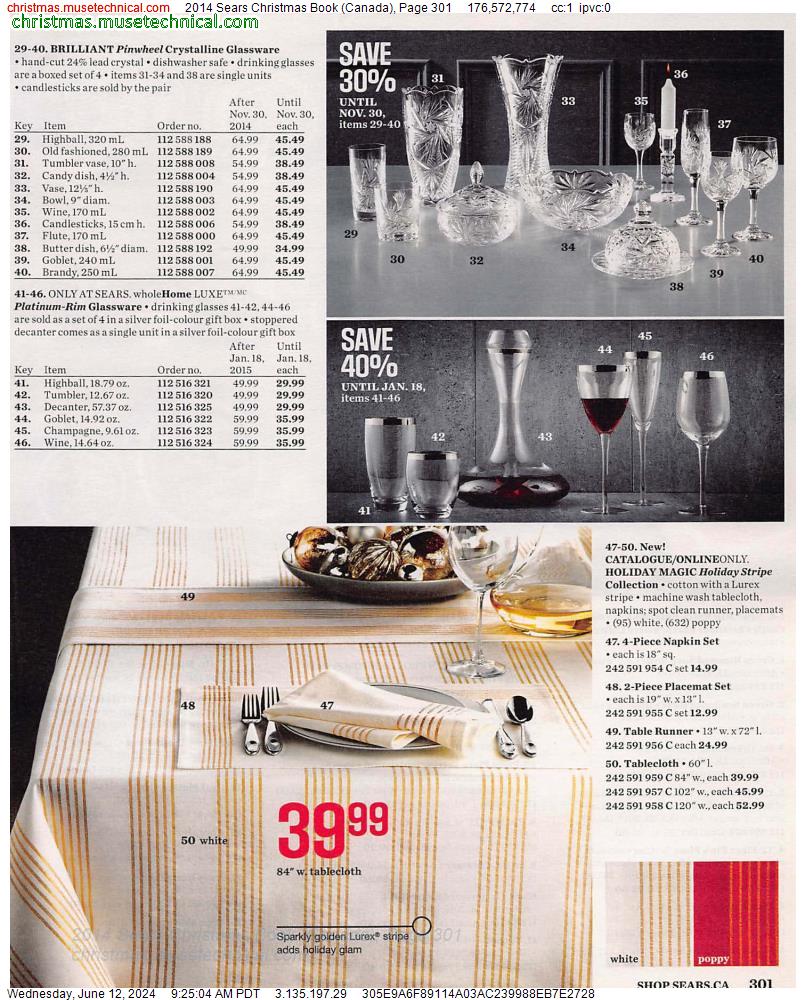 2014 Sears Christmas Book (Canada), Page 301