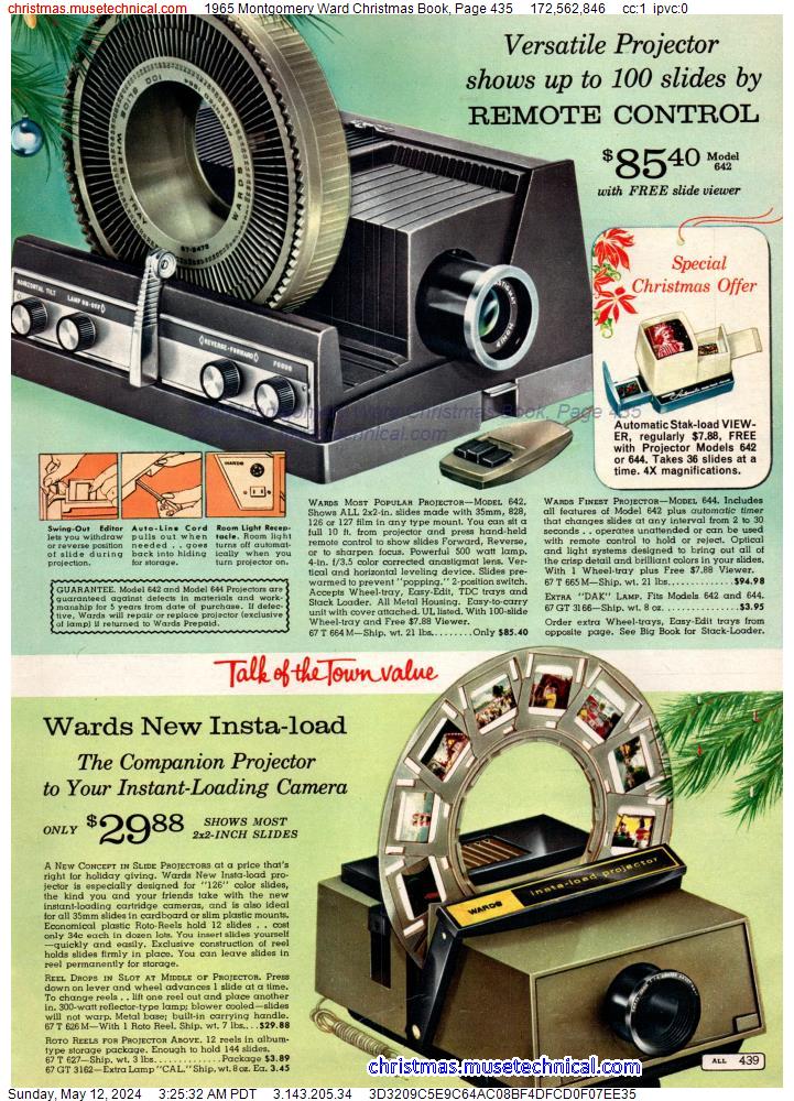 1965 Montgomery Ward Christmas Book, Page 435
