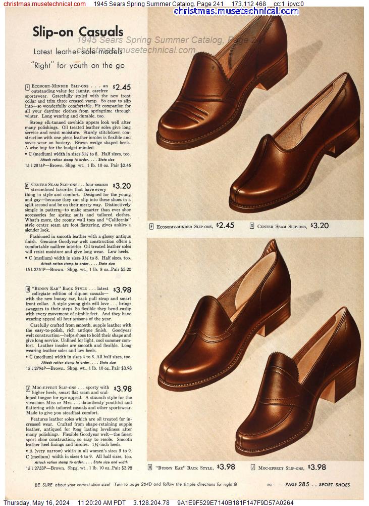 1945 Sears Spring Summer Catalog, Page 241