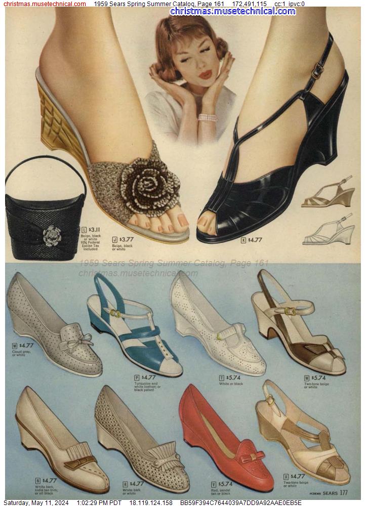 1959 Sears Spring Summer Catalog, Page 161