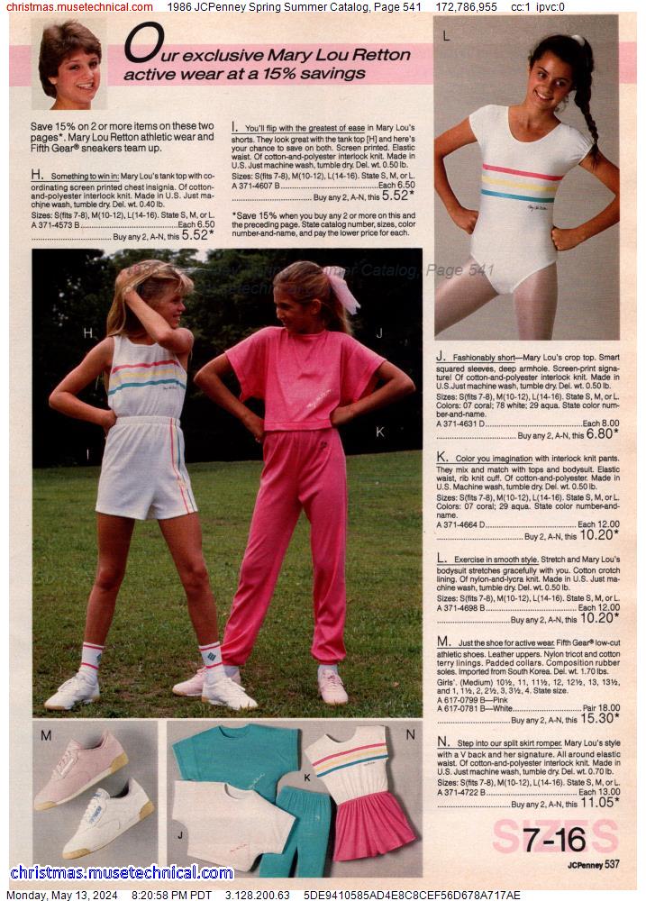 1986 JCPenney Spring Summer Catalog, Page 541