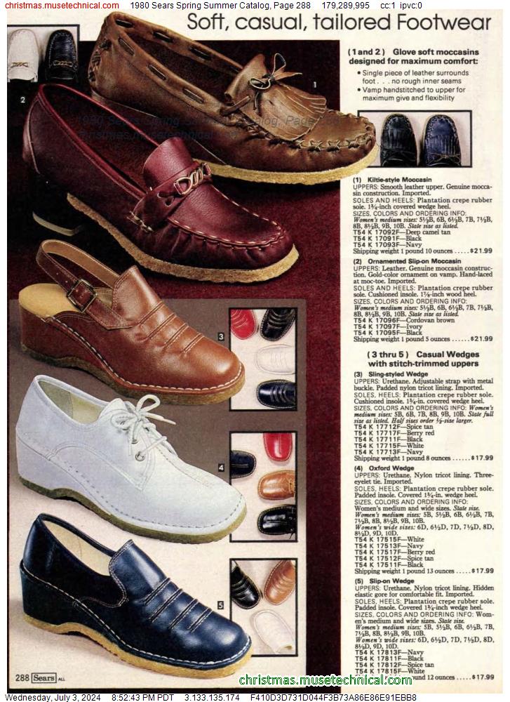 1980 Sears Spring Summer Catalog, Page 288