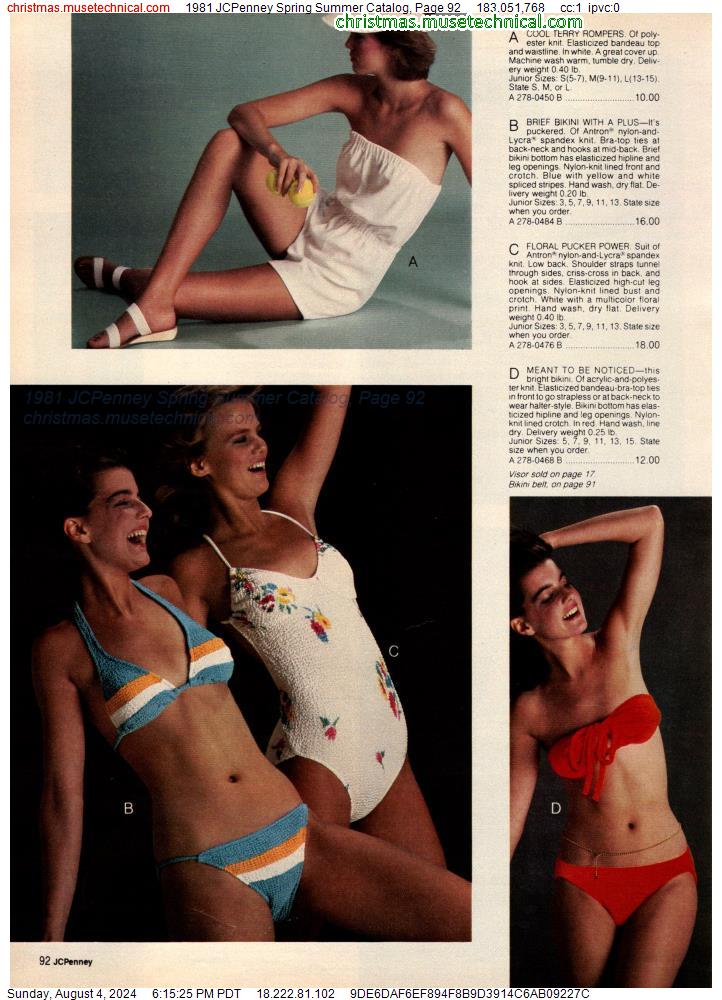 1981 JCPenney Spring Summer Catalog, Page 92