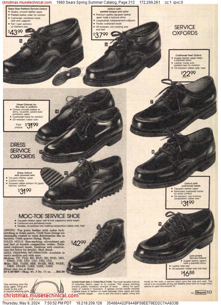 1980 Sears Spring Summer Catalog, Page 313
