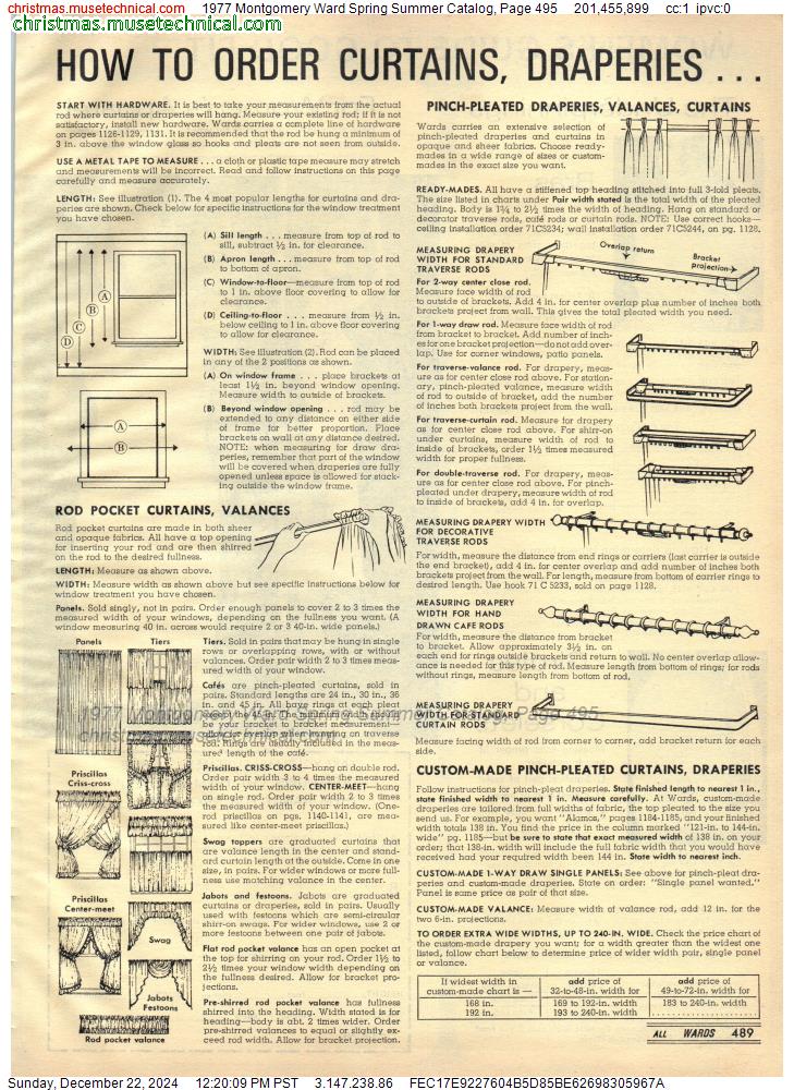 1977 Montgomery Ward Spring Summer Catalog, Page 495