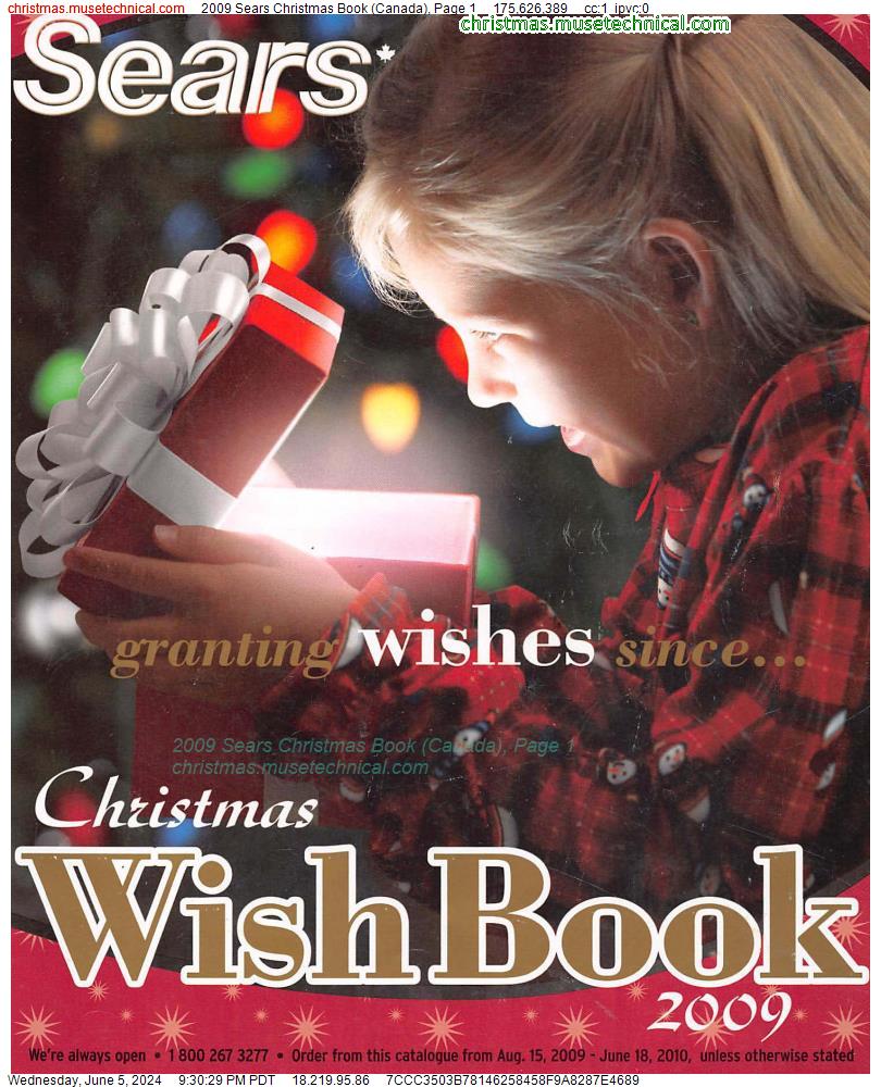 2009 Sears Christmas Book (Canada), Page 1