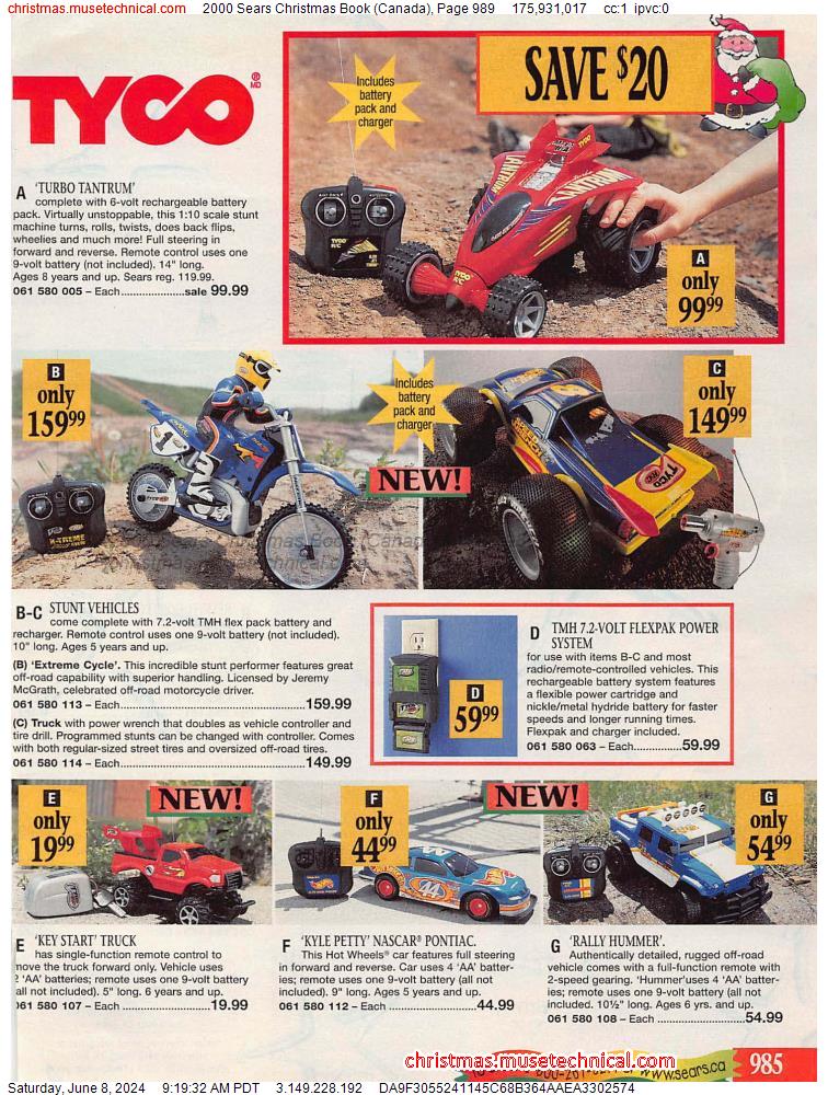 2000 Sears Christmas Book (Canada), Page 989