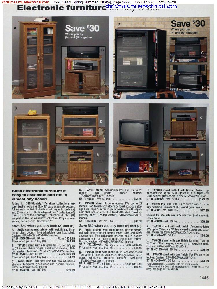 1993 Sears Spring Summer Catalog, Page 1444