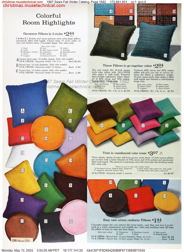 1967 Sears Fall Winter Catalog, Page 1582