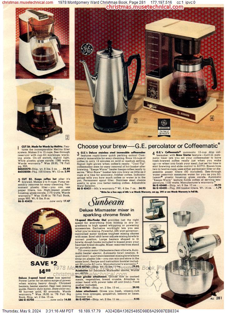 1978 Montgomery Ward Christmas Book, Page 281