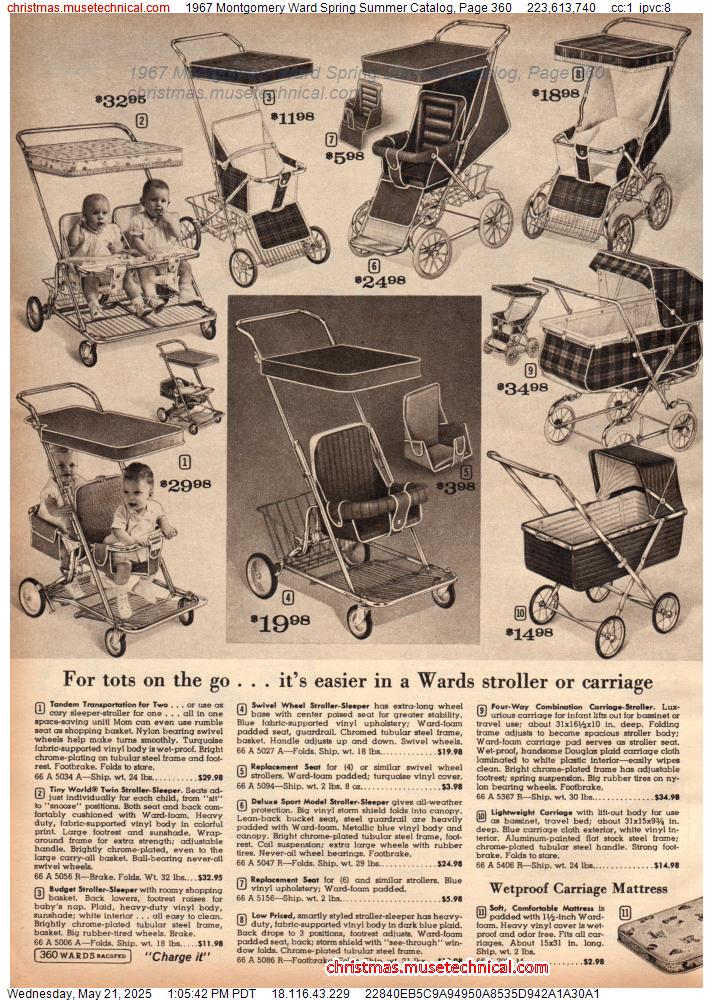 1967 Montgomery Ward Spring Summer Catalog, Page 360