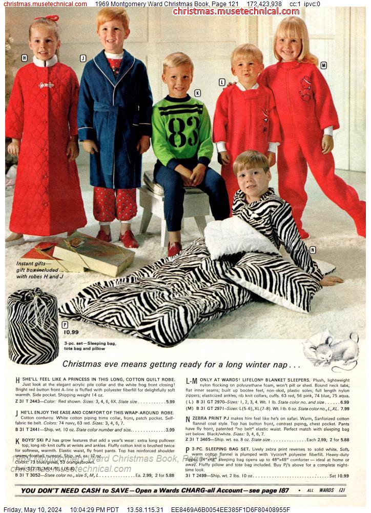 1969 Montgomery Ward Christmas Book, Page 121