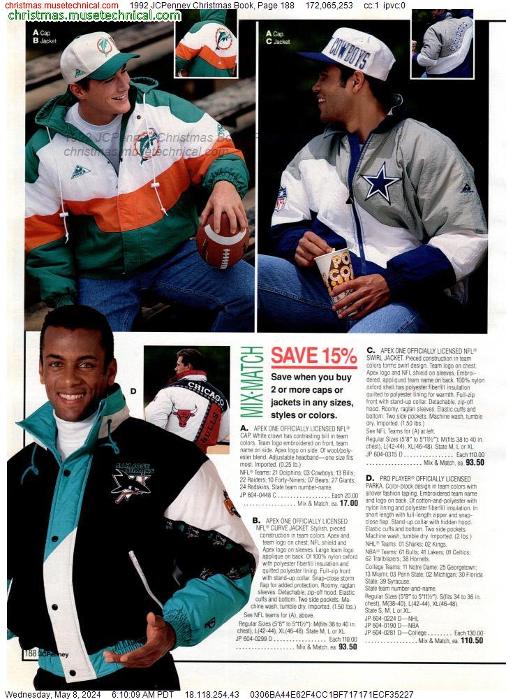 1992 JCPenney Christmas Book, Page 188