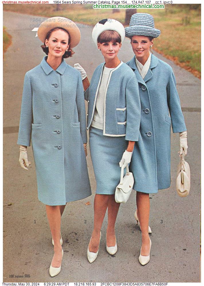 1964 Sears Spring Summer Catalog, Page 154