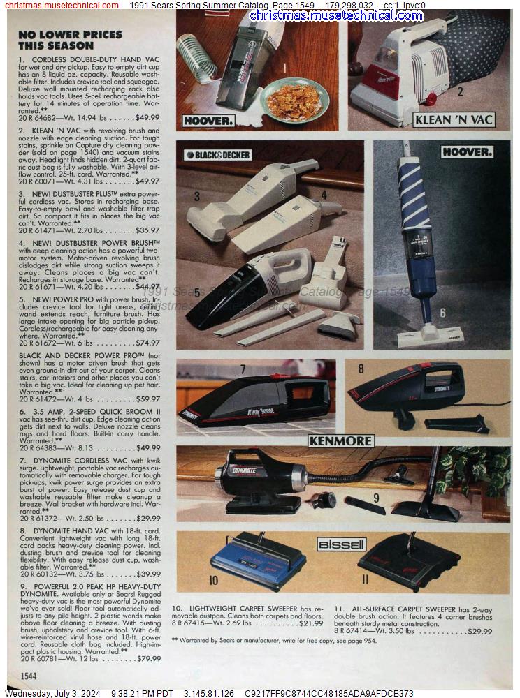 1991 Sears Spring Summer Catalog, Page 1549