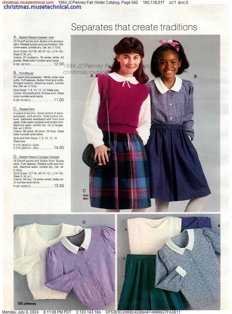 1984 JCPenney Fall Winter Catalog, Page 582