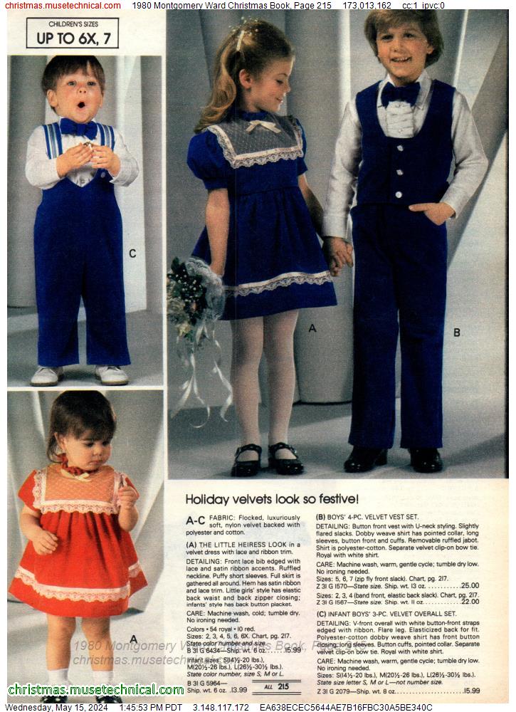 1980 Montgomery Ward Christmas Book, Page 215