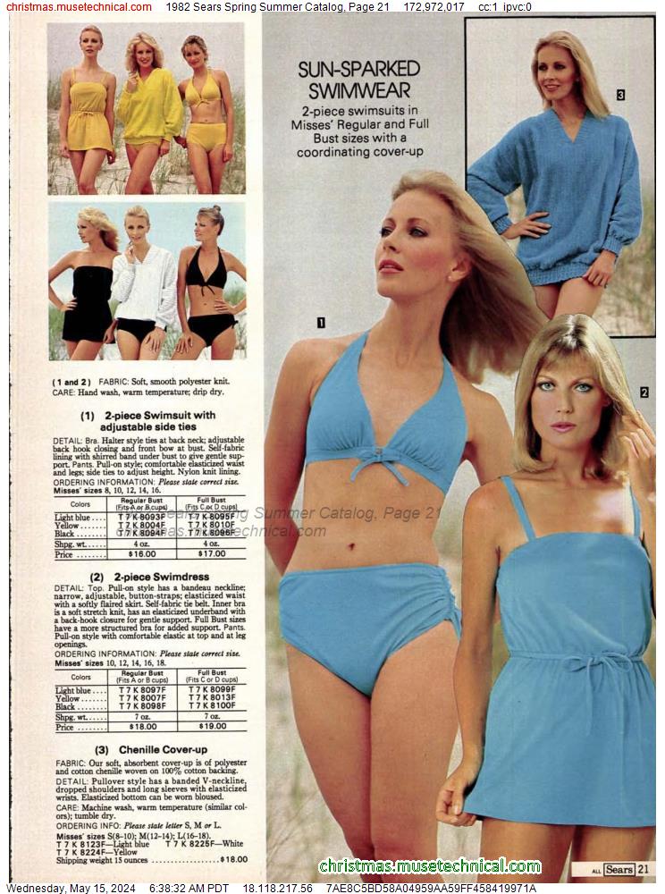 1982 Sears Spring Summer Catalog, Page 21
