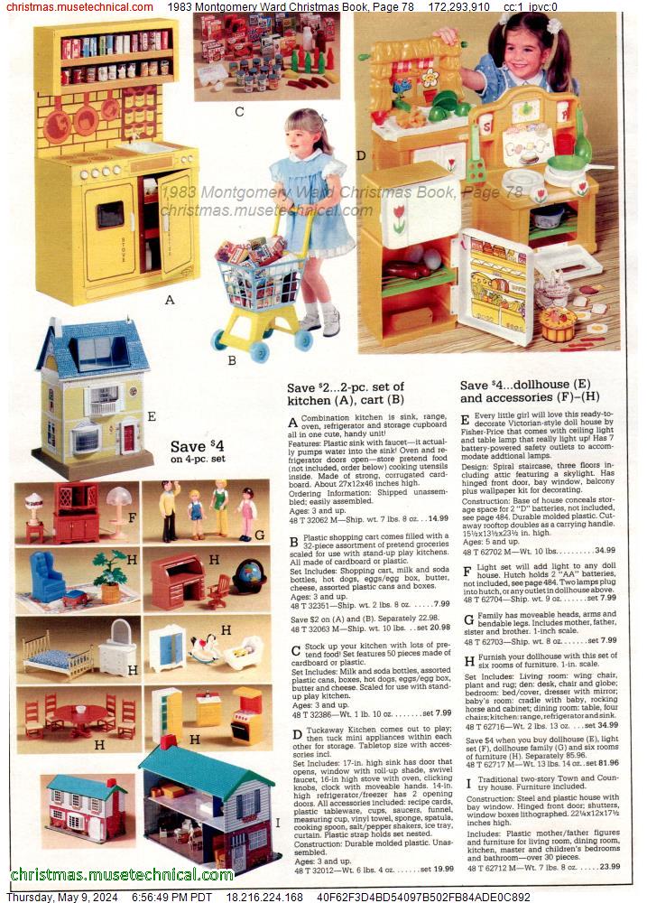 1983 Montgomery Ward Christmas Book, Page 78
