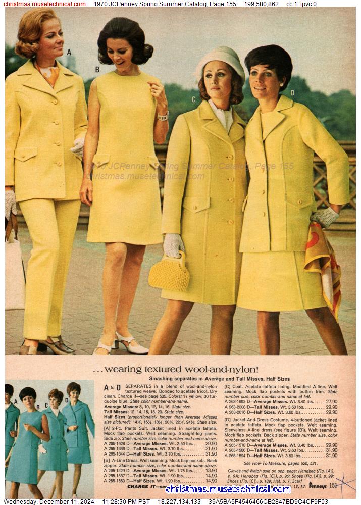 1970 JCPenney Spring Summer Catalog, Page 155