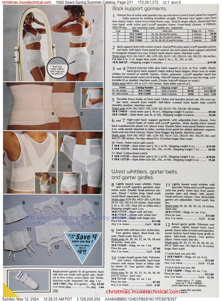 1985 Sears Spring Summer Catalog, Page 231