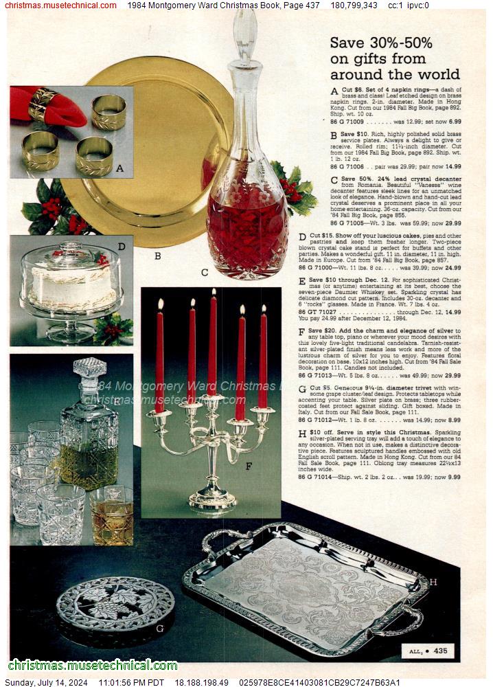 1984 Montgomery Ward Christmas Book, Page 437
