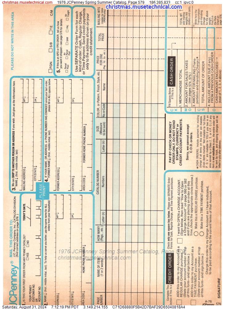 1976 JCPenney Spring Summer Catalog, Page 579
