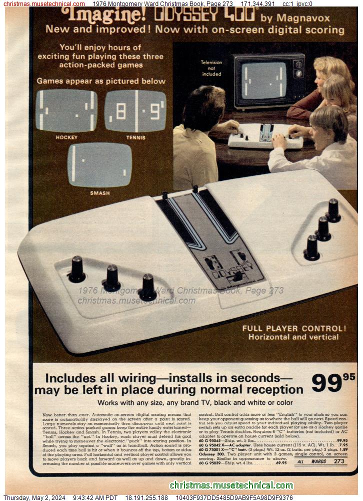 1976 Montgomery Ward Christmas Book, Page 273
