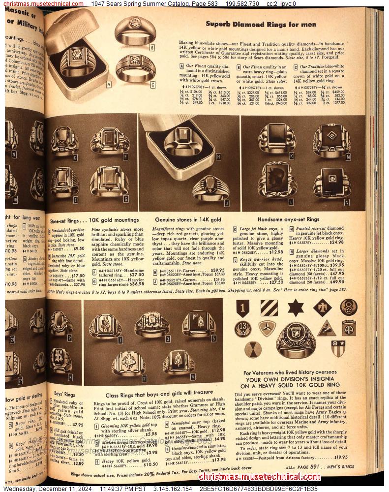 1947 Sears Spring Summer Catalog, Page 583