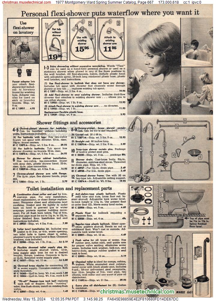 1977 Montgomery Ward Spring Summer Catalog, Page 667