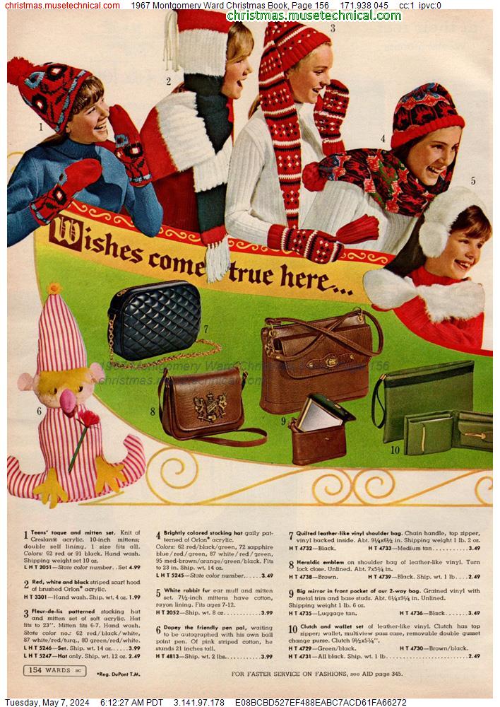 1967 Montgomery Ward Christmas Book, Page 156