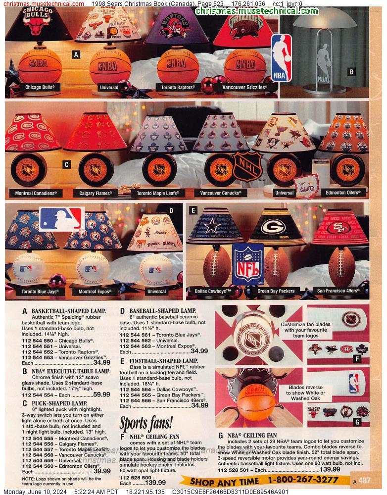 1998 Sears Christmas Book (Canada), Page 523