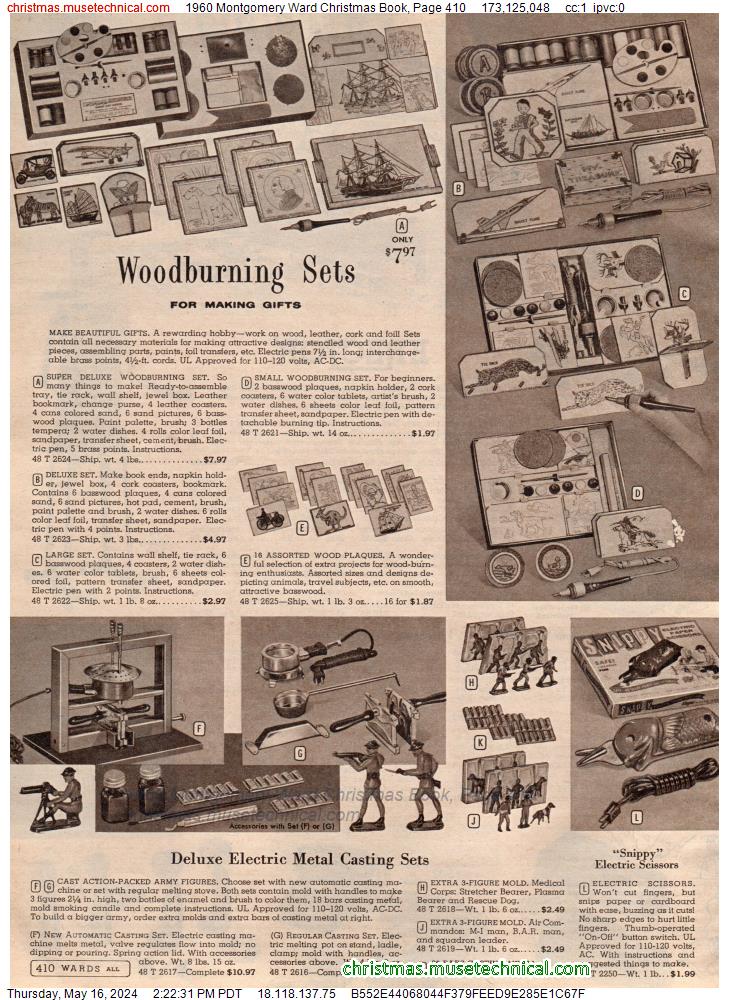 1960 Montgomery Ward Christmas Book, Page 410