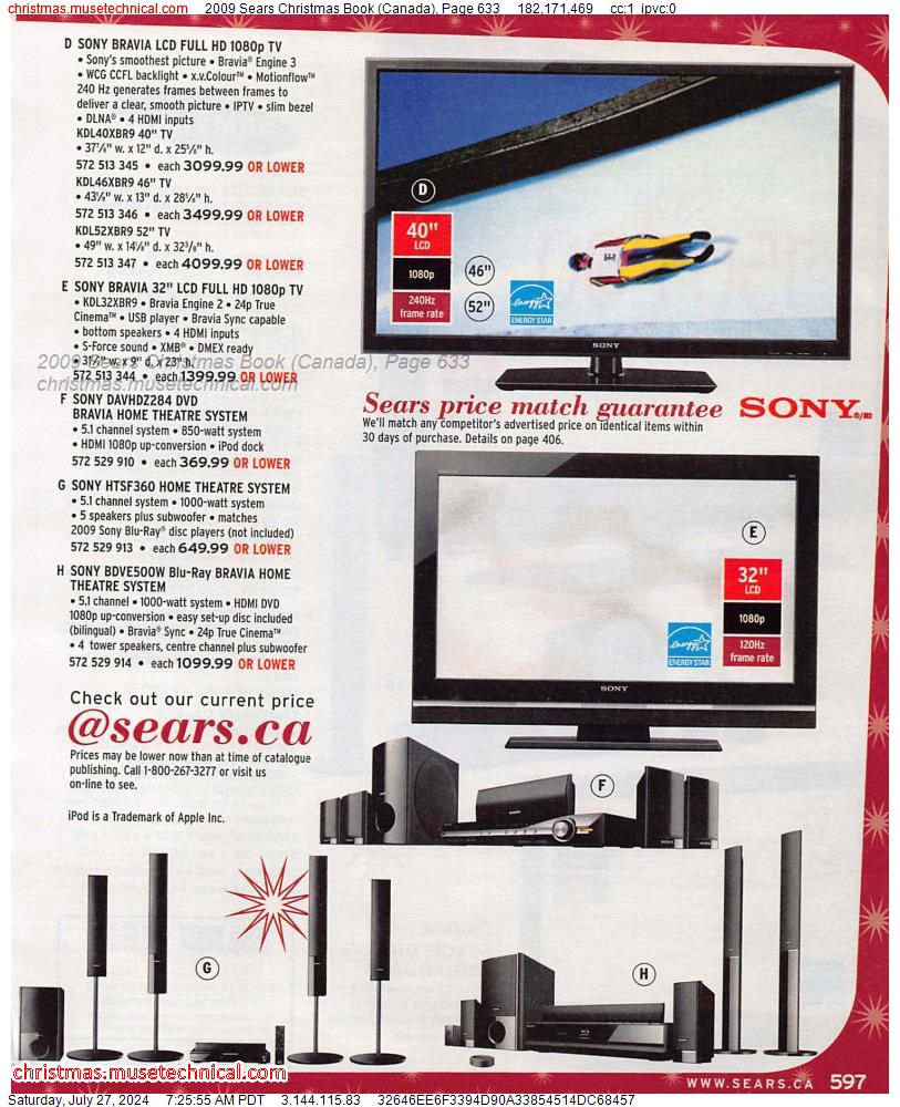 2009 Sears Christmas Book (Canada), Page 633