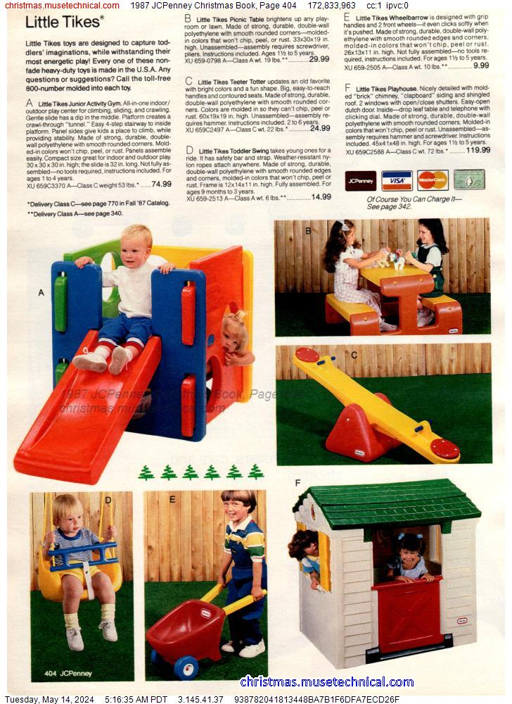 1987 JCPenney Christmas Book, Page 404