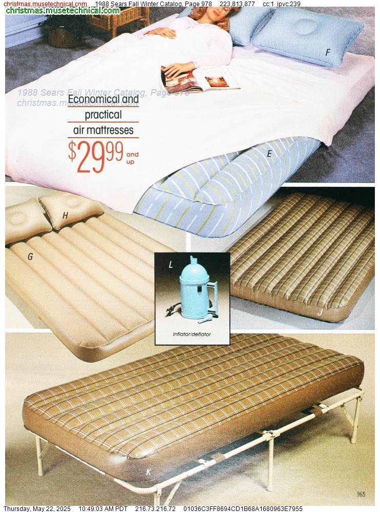 1988 Sears Fall Winter Catalog, Page 978