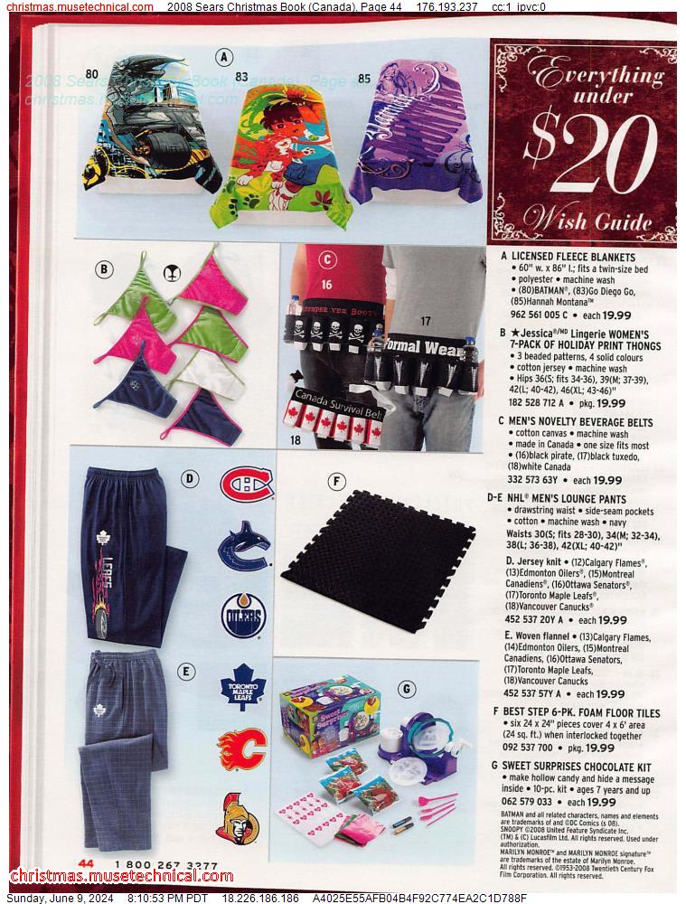 2008 Sears Christmas Book (Canada), Page 44