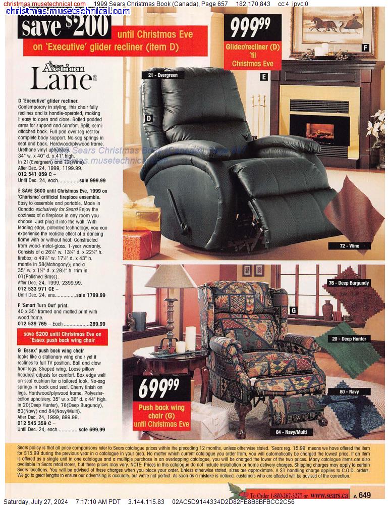 1999 Sears Christmas Book (Canada), Page 657