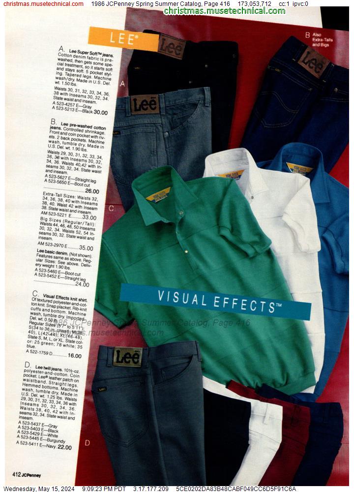 1986 JCPenney Spring Summer Catalog, Page 416