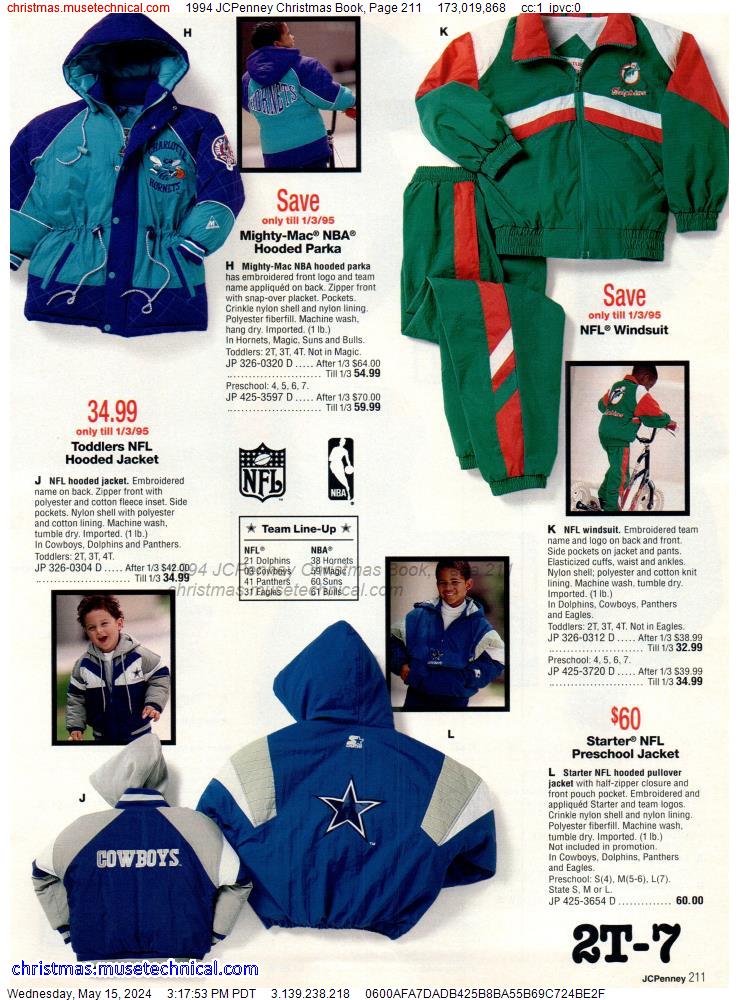 1994 JCPenney Christmas Book, Page 211