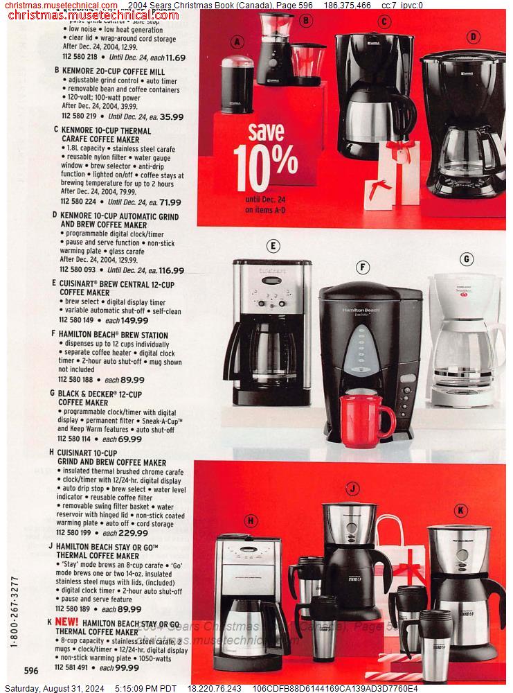 2004 Sears Christmas Book (Canada), Page 596