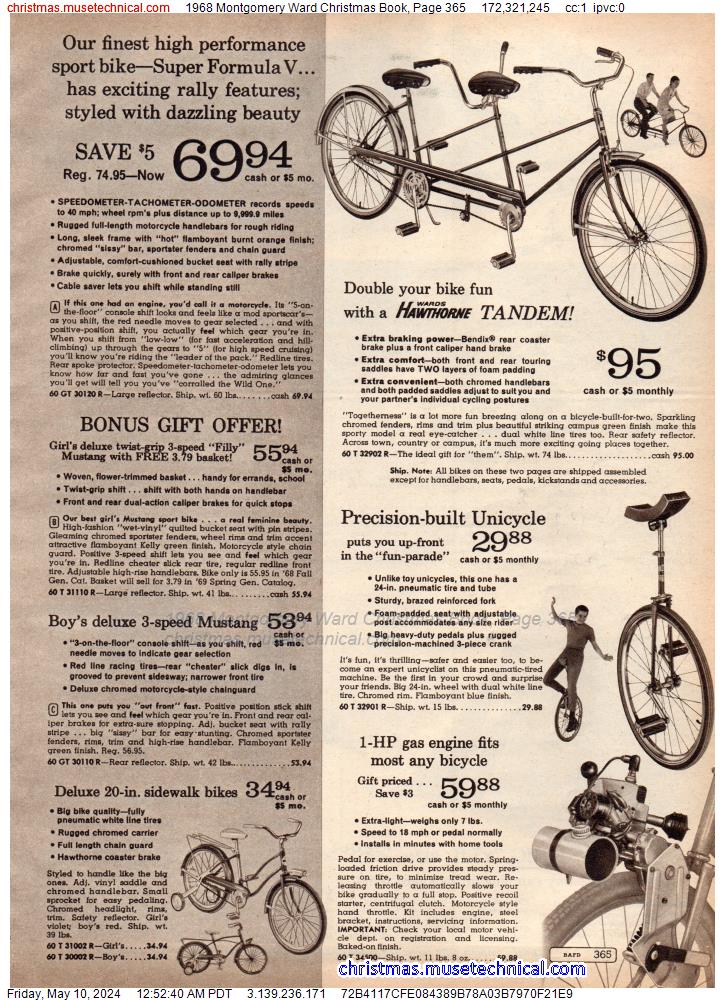 1968 Montgomery Ward Christmas Book, Page 365