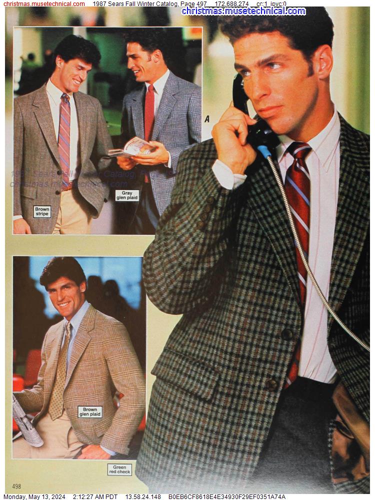 1987 Sears Fall Winter Catalog, Page 497